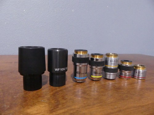 Lot microscope objective - lot, 6